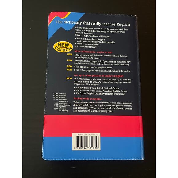 Oxford Advanced Learners Dictionary - New edition - Picture 2 of 2